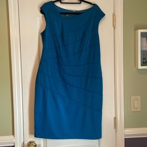 Teal blue dress